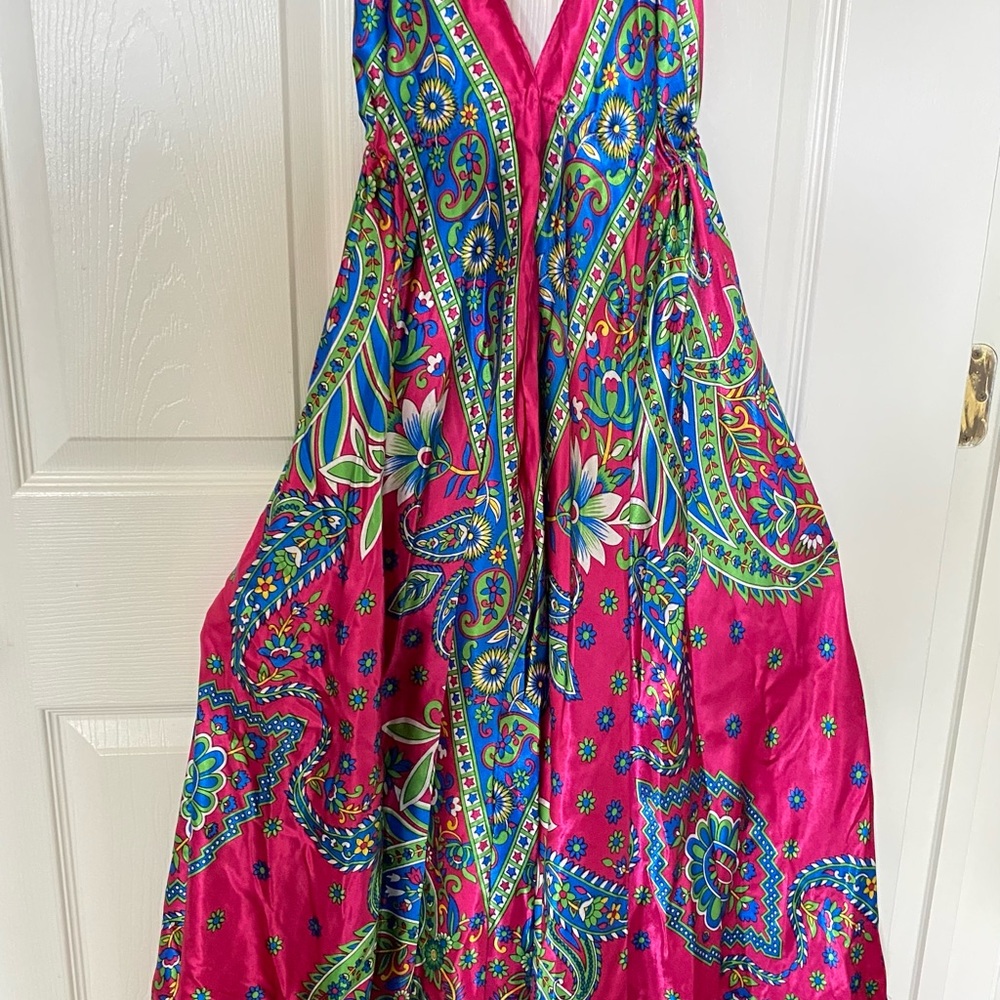 Vibrant Multicolor Maxi Dress - Picture 8 of 10
